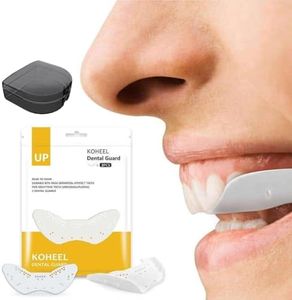 KOHEEL UP Ultra-Lightweight Mouth Guard for Teeth Grinding and Clenching, Comfortable Night Guard for Bruxism Relief, TMJ Mouth Guard, Non-Bulky Dental Guard (2 Count)