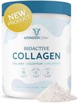 WONDERCOW Collagen Peptides Powder w/Bovine Colostrum, Naturally-Sourced Hydrolyzed Bone Collagen Powder, Hair Skin Nail & Joint Support,Type I & III Grass-Fed Collagen Supplements for Women & Men