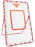 GoSports 6 ft x 3.5 ft Baseball & Softball Pitching and Fielding Rebounder Trainer - Adjustable Angle Pitch Back Return Net - Practice Grounders, Pop Flies, Line Drives