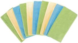 Fuller Brush All-Purpose Microfiber Cleaning Cloths - Multicolored - Reusable Dusting, Washing & Wiping Cloths - Size 10"x10" inches - 10 Pack