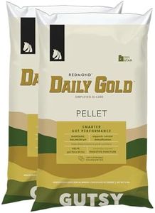 REDMOND Daily Gold Pellets Stress Relief, Natural Healing Clay for Gastric Ulcers in Horses (2 Pack)