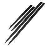 Car Door Edge Guards Body Side Molding 4PCS Trim Waterproof Bright Black Car Door Protector Door Protector Auto Modification Trim Scratch Protector Anti-Collision Strip for Car