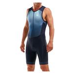 NUNOMO Triathlon Suit Men’s – Quick Dry, Breathable, Sleeveless TriSuit – One Piece Trisuit Bike Top Short for Bicycle Training, Racing Bike Top, Cyclist Clothing (TYP-1,M)