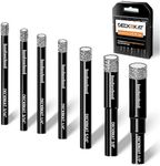 7 Piece Diamond Drill Bits Set, Cor
