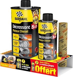 Décrassant moteur 5 en 1 BARDAHL (Diesel, 1 Litre + 300ml)