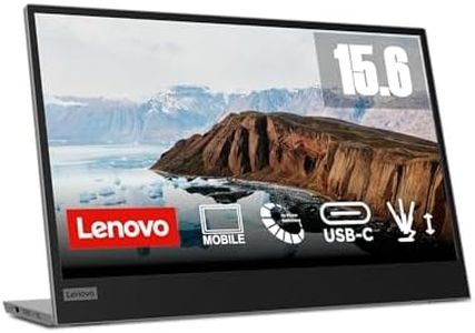 Lenovo L15 | 15,6" Full HD Monitor | 1920x1080 | 60Hz | 250 nits | 6ms Reaktionszeit | IPS-Panel | USB-C 3.2 | USB 2.0 | entspiegelt | 0,86kg | schwarz | inkl. USB-C Kabel