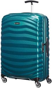 Samsonite Lite-Shock - Spinner M Suitcase, 69 cm, 73 Litre, Blue (Petrol Blue)