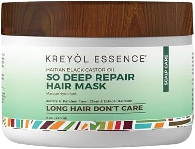 Kreyol Essence – 8 Oz DEEP CONDITIONER MASK, Scalp Care Reduce Shed + Repair Hair Mask, Overnight Moisture Mask