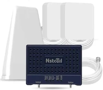 Cell Phone Booster for Home & Multi-Room,Up to 7,000 sq ft,Cell Phone Signal Booster for Band 66/25/2/4/5/12/13/17,Boost 5G 4G Data for All U.S. Carriers FCC Approved Cell Signal Booster
