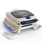 POOLPURE Manual Remote Control Pool Surface Skimmer Robotic with 7800mah Battery, Pool Skimmer Robot 8-Hour Continuous Cleaning, for Above Ground/Inground Pool Twin SCT Motors Automatic Pool Skimmer