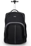 Targus Compact Rolling Backpack for Business, College Student and Travel Commuter Wheeled Bag, Durable Material, Tablet Pocket, Removable Laptop Protective Sleeve for 16-Inch Laptop, Black (TSB750US)