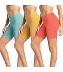 wirarpa Womens Anti Chafing Cotton Underwear Boy Shorts Bike Yoga Short Leggings Long Leg 3 Pack Multicolored Large