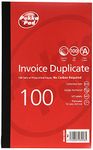 Pukka Invoice Duplicate Book NCR Carbonless 1-100