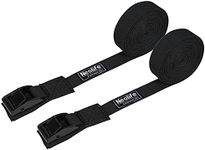 WONITAGO Rack Strap Tie Down Straps for Surfboard SUP Paddleboard Kayak Snowboard and Canoes, 15 Feet (Pair), Black