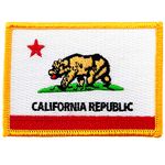 California State Flag Embroidered Patch Iron-On CA Emblem