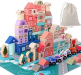 Wooden Building Blocks Set, City Co