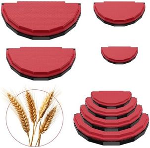 4 Pack Tortilla Sealers, 4-In-1 10"+8"+6"+4" Flour Tortilla Crimper, Quesadilla Maker, Tortilla Press - Make Tacos, Crumpet, Calzones, Burritos - Environmentally Friendly Biodegradable Material
