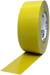 ProTapes Pro Duct 110 PE-Coated Cloth General Purpose Duct Tape, 60 yds Length x 2" Width, Yellow (Pack of 1)