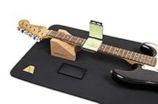 ARRANUI Guitar Work Mat and Neck Rest Support Cradle - Workbench Mat and Guitar Rack - Guitar Cleaning Kit For Repair and Maintenance – Complete with Guitar Accessories - String Cleaner Tool