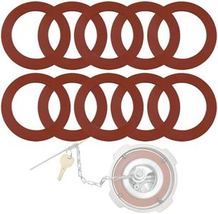 LOBIUTIYA 10 Pack Viton Gaskets for Freightliner 1/4 Turn Fuel Caps 03-37017-000 03-37017-002 0337017000 0337017002 3 1/2" Diameter 2-Pack Fuel Tank Cap Gasket O-Rings
