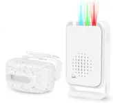 Greencycle Motion Sensor Alarm Outdoor Waterproof, Weatherproof Motion Detector with 900FT Long Range Loud Chime, Motion Alarm Outdoor Security Alert for Business Entry Protect Indoor Outdoor Property