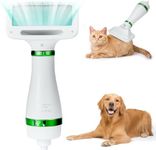 WAGENCE Pet Dog Hair Dryer Brush - Dog Hair Grooming Dryer Blower Slicker Brush with 3 Wind and Temperature Settings, 2-in-1Function with Dryer and Brush for Small and Medium Dogs and Cats