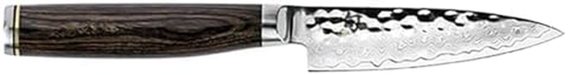 Shun Premier 4" Paring Knife w/Tsuchime Damascus Steel Blade