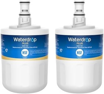 Waterdrop Plus 8171413 Refrigerator Water Filter, Replacement for Whirlpool® 8171413, EDR8D1, Kenmore® 46-9002, NLCS200, NSF 401&53&42 Certified, 𝐑𝐞𝐝𝐮𝐜𝐞 𝐏𝐅���𝐀𝐒, Pack of 2