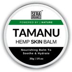 Tamanu and Hemp Cream – All-Natural Skin Balm with Tamanu Oil for Itchy, Dry Skin – Suitable for Eczema, Psoriasis, and Dermatitis (30g) – Handcrafted in the UK | Sera Organics