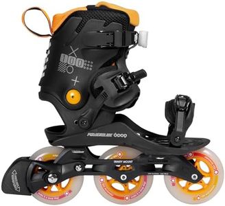 Powerslide Doop Yellow Sunrise 100 Inline Skates for Fitness and Urban for Men and Women