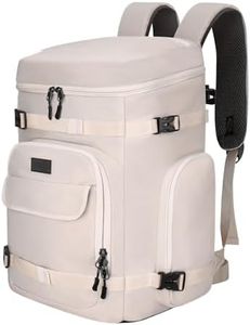 TENFLY Ski Boot Bag,65L Snowboard Boot Bag for Air Travel,Padded Ski Bakcpack for Helmet, Goggles, Gloves, Skis, Snowboard & Accessories,Waterproof Equipment Gear Backpck
