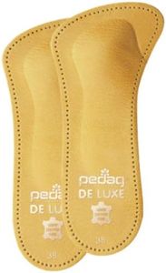 Pedag 123 De Luxe 3/4 Leather Orthotic with Metatarsal Pad, Longitudinal Arch Support, Tan, Women's 8