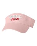 Go All Out Adjustable Pink Adult Baseball Mom Embroidered Visor Dad Hat