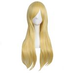 MapofBeauty Cosplay Curly Anime costume Fashion Wigs (Gold)