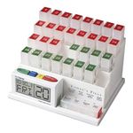 MedCenter (70265) 31 Day Pill Organizer with Reminder System