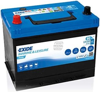 Batterie EXIDE MARINE ER350 12 V 80 AH 510 AMPS EN