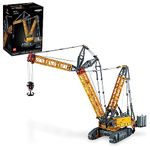 LEGO Technic Liebherr Crawler Crane LR 13000 42146 Advanced Building Kit for Adults, Build and Display a Rewarding Project, Model Crane with Incredible Details Including Winch System and Luffing Jib