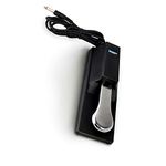 HQRP Sustain Pedal for Casio CT-670, CTK-150, CTK-350, CTK-4000, CTK-5000 Keyboard Footswitch Damper Pedal