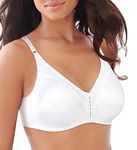 Bali Women's Double Support Wire-Free Bra, White, 38DD