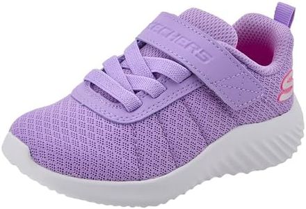 Skechers Unisex-Child Bounder-Cool Cruise Sneaker, Lavender, 9 Toddler