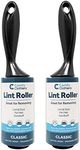 Comfy Clothiers Sticky Tape Lint Roller - 2 Rolls (140 Sheets Total) - Removes Dust & Lint from Clothing