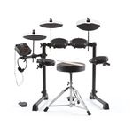 Alesis Debut Kit – Kids Drum Set With 4 Mesh Electric Drum Set Pads, 120 Sounds, 60 Melodics Lessons, Drum Stool, Drum Sticks and Headphones