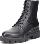 Sam Edelman Womens Garret Platform Combat Boot, Black Waterproof, 10