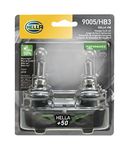 HELLA 9005 +50 Performance Halogen Headlight Bulb, 12V, 65W, 9005P50TB, 2 Pack