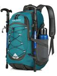 FUR JADEN 60 LTR Rucksack Water Resistant Travel Backpack Bag for Trekking, Hiking Bag for Men Women Boys Girls (Turquoise)