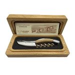 Laguiole en Aubrac Waiter's Corkscrew, Oak Wood Handle