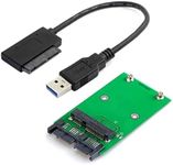 cablecc USB 3.0 to mSATA 50Pin SSD & 1.8" Micro SATA 7+9 16pin Adapter Add on Cards PCBA USB 3.0 to mSATA 50Pin SSD & 1.8" Micro SATA 7+9 16pin Adapter