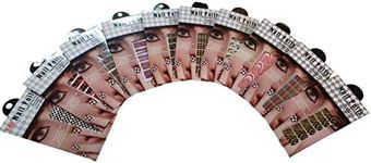 Fat-catz-copy-catz Fantastic Offer: 10 x mixed packs sheets of nail art foils, wraps, stickers bundle various designs