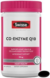 Swisse Ultiboost CoQ10 Co-Enzyme Q10 | Antioxidant for Heart Health, Energy Production| 150 mg, 180 Tablets