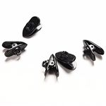 Outstanding® 10pcs Lapel Collar Clips for Headphone Cable Earphone Cable Wire Cord Nip Clamp Mobile Phones MP3 MP4 Earphone Cable Holder Mount